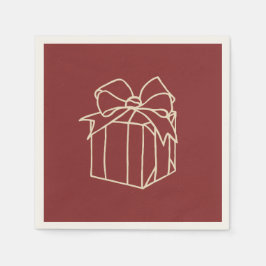 Einfach Weihnachtskollektion - vorhanden Serviette