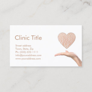 Einfach weißer Dermatologe - Skin Doctor Card Visitenkarte