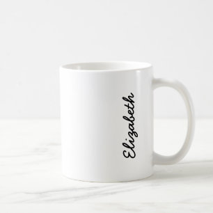 Einfach weißer Normallack personifizieren es Kaffeetasse