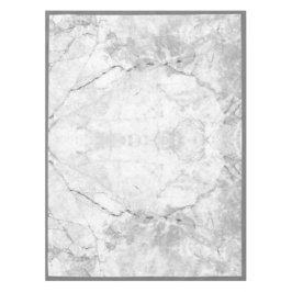 Einfach weißer und grauer Marmor | Klein Tischdecke