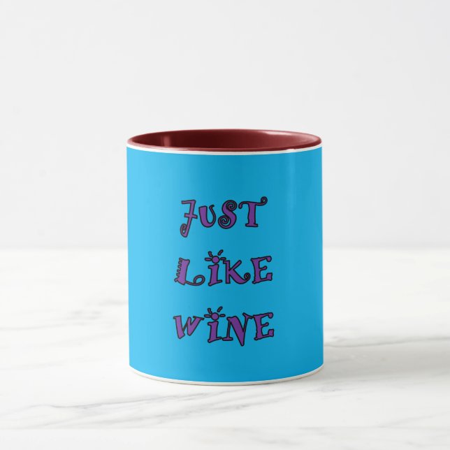 EINFACH WIE WEIN-Tasse Tasse (Zentrum)