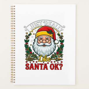 Einfach Wirklich Wie Santa Ok Weihnachten Claus St Planer