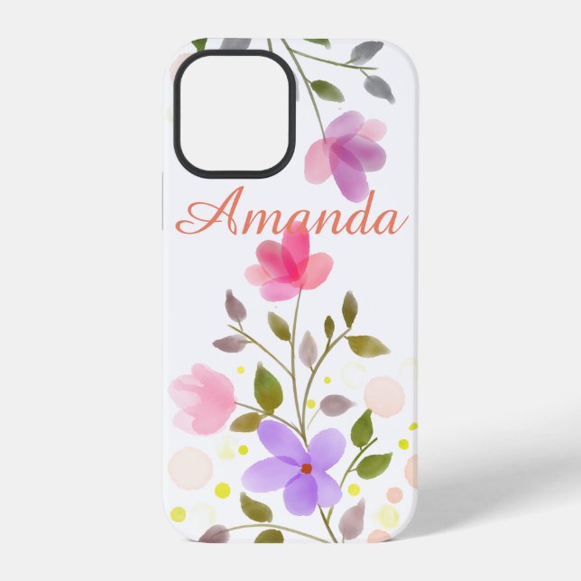 Einfach wunderschöne Blumen iPhone 12 Pro Hülle (Rückseite)