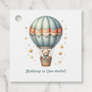 Einfach wundervoller Heißluftballon Geschenkanhänger
