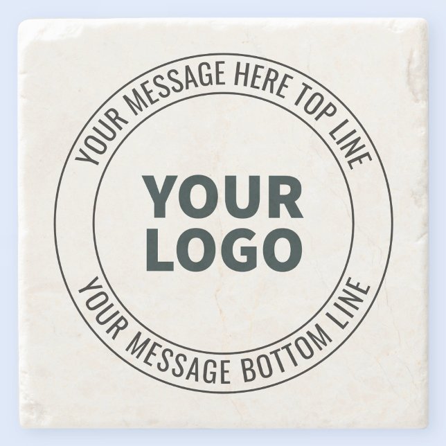 Einfach zu ersetzen mit Ihrem Logo oder Bild  Steinuntersetzer (Von Creator hochgeladen)