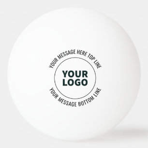 Einfach zu ersetzen mit Ihrem Logo oder Bild Tischtennisball