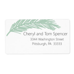 Einfach zu lesende minimale Rücksendeadresse