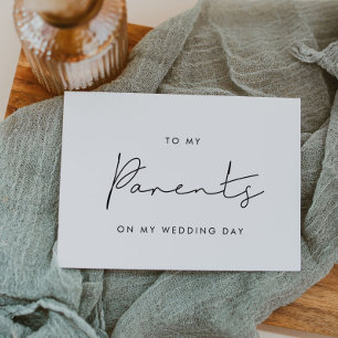 Einfach zu meinen Eltern auf meiner Hochzeitstagsk Einladung