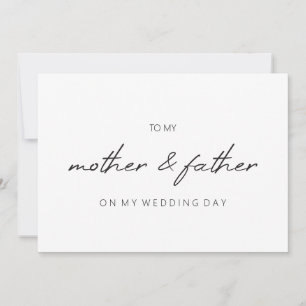 Einfach zu meiner Mutter am Hochzeitstag Einladung