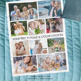 Einfache 10 Personalisierte Farbeinstellung für Fo Fleecedecke