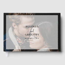 Einfache 2-Foto-Overlay-Skript-Hochzeit Gästebuch