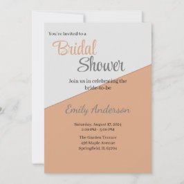 Einfache 2-Töne-Einladung Einladung