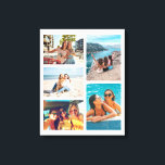 Einfache 5-FotoCollage Leinwanddruck<br><div class="desc">Erstellen Sie Ihre eigene Leinwand-Foto-Collage- und fügen Sie 5 Ihrer Lieblingsbilder und den eigenen Farbhintergrund in dieses moderne Template-Design ein.</div>