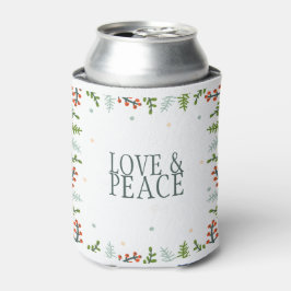 Einfache, aber elegante Weihnachtsfeier kann kühle Dosenkühler