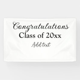 Einfache Abschluss Gratulationen minimalen Zusatz  Banner
