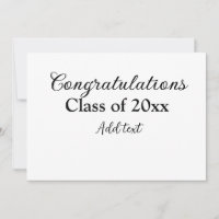 Einfache Abschluss Gratulationen minimalen Zusatz 