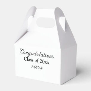Einfache Abschluss Gratulationen minimalen Zusatz  Geschenkschachtel