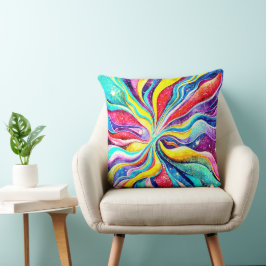 EINFACHE ABSTRAKTE COSMIC-DESIGN KISSEN