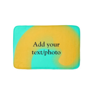 Einfache Acryl-Gussmarmor-Text Namenscustom Badematte