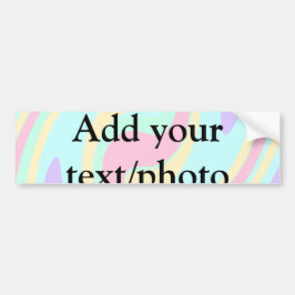Einfache Acrylpour-Marmor fügen Sie Ihren Textname Autoaufkleber