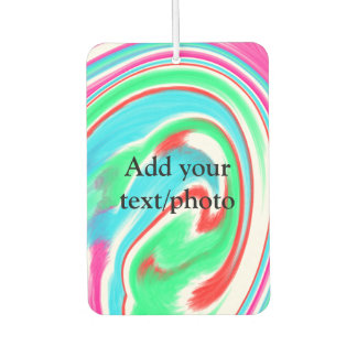 Einfache Acrylpour-Marmor fügen Sie Ihren Textname Autolufterfrischer