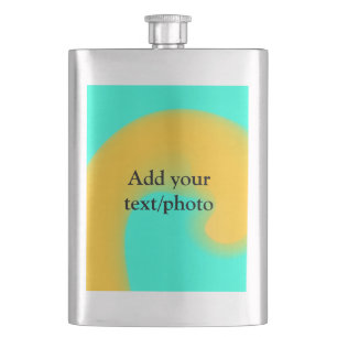 Einfache Acrylpour-Marmor fügen Sie Ihren Textname Flachmann