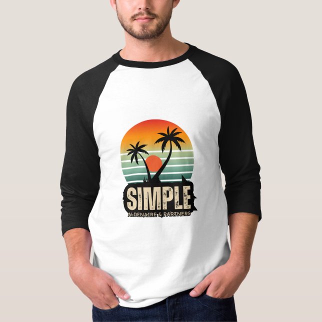 Einfache Aldenaire & Partner T-Shirt (Vorderseite)