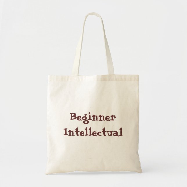 Einfache Anfängerkurse für intellektuelle Zitate Tragetasche (Vorne)