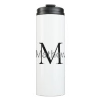 Einfache Anfangsbuchstabe Monogramm fügen Sie Ihre