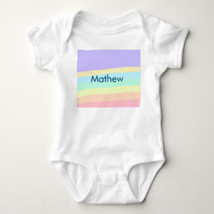 Einfache Anfangsbuchstaben Monogramm fügen Sie Ihr Baby Strampler