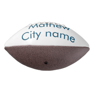 Einfache Anfangsbuchstaben Monogramm fügen Sie Ihr Football