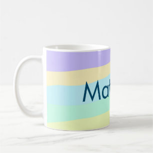 Einfache Anfangsbuchstaben Monogramm fügen Sie Ihr Kaffeetasse