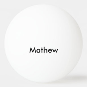 Einfache Anfangsbuchstaben Monogramm fügen Sie Ihr Tischtennisball