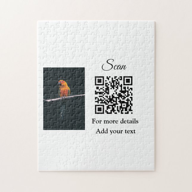 Einfache Angaben zum Tiernamen QR-Code hinzufügen  (Vertikal)