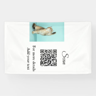 Einfache Angaben zum Tiernamen QR-Code hinzufügen Banner