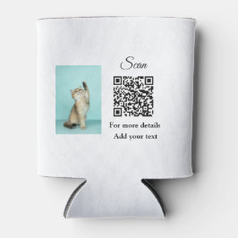 Einfache Angaben zum Tiernamen QR-Code hinzufügen  Dosenkühler
