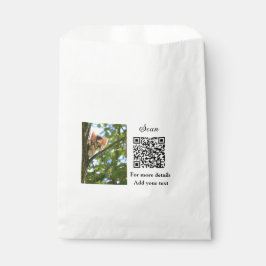 Einfache Angaben zum Tiernamen QR-Code hinzufügen Geschenktütchen