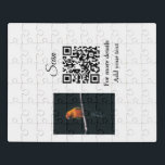Einfache Angaben zum Tiernamen QR-Code hinzufügen  Puzzle<br><div class="desc">Animal lover design made for cute animals,  you can add your pet name it’s details along with its q r code and it's picture</div>