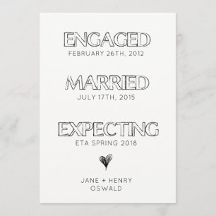 Einfache Ankündigung