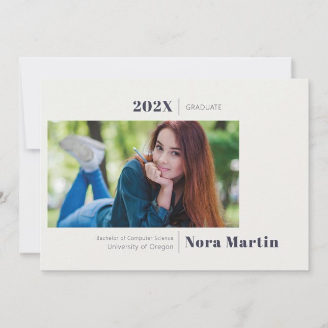 Einfache Ankündigung der Abstufung von Navy Blue (Vorderseite)