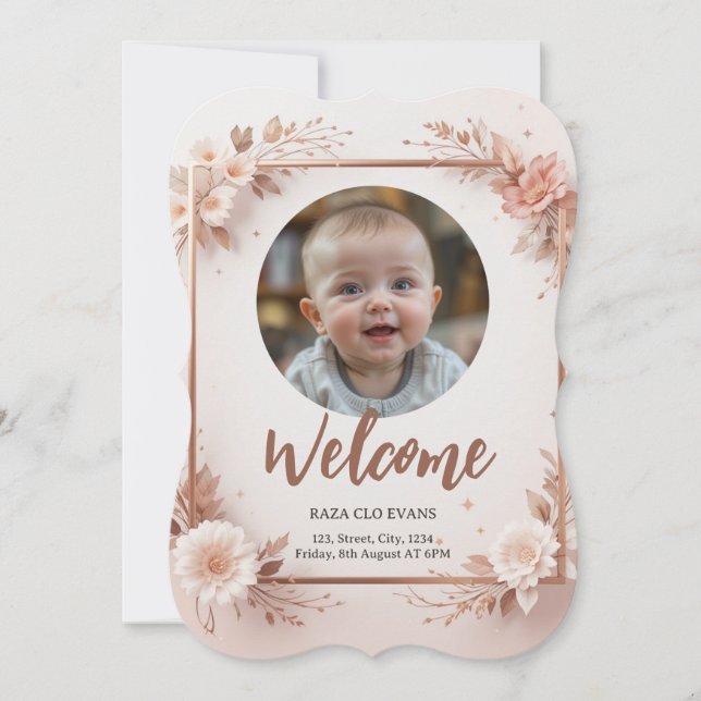 Einfache Ankündigung des Fotos "Modern Boy" oder " (Vorderseite)