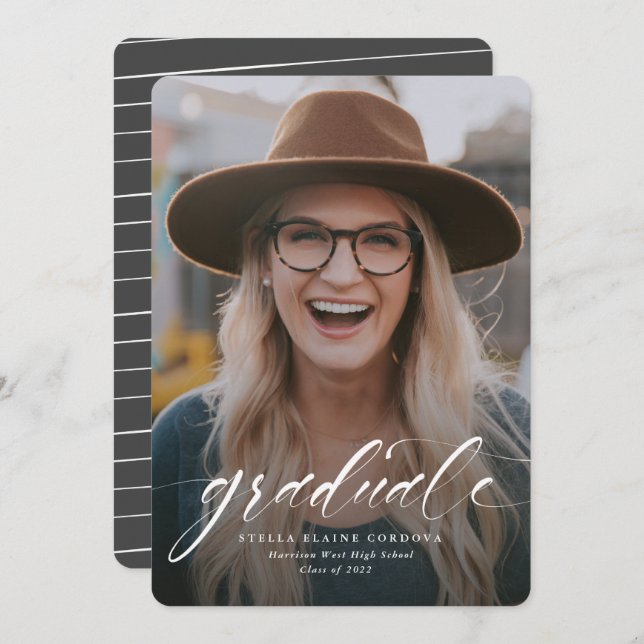 Einfache Ankündigung eines Grau-Grades mit einem F (Vorne/Hinten)