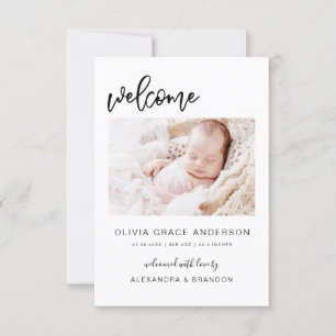 Einfache Ankündigung von Foto Collage Modern