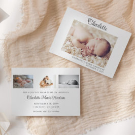 Einfache Ankündigung von Foto für den Namen von Sk