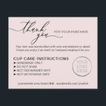 Einfache Anleitung zur Pink Tumbler Cup Betreuung Flyer<br><div class="desc">Einfache Anleitung zur Pink Tumbler Cup Betreuung</div>