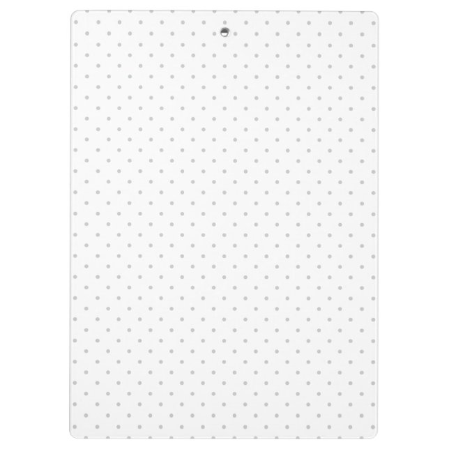 Einfache Anpassung der Farbe von grauen Mini-Polka Klemmbrett (Rückseite)
