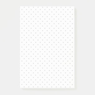 Einfache Anpassung der Farbe von grauen Mini-Polka Post-it Klebezettel