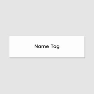 Einfache Anpassung   Klassisches Namensschild
