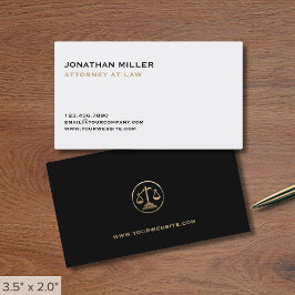 Einfache Anwältin im Juristenbereich Visitenkarte