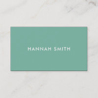 Einfache Aquamarine Moderne Minimalistisch